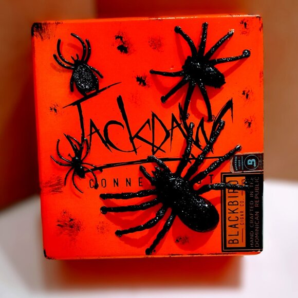 Suenos de Saundra Upcycled Collection, Blackbird JackDaw Cigar Box Decor /Storag - Picture 1 of 15